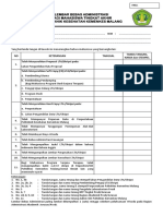 Format Lembar Bebas Administrasi