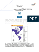 GUERRA FRÍA EN AMÉRICA LATINA