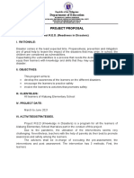 Department of Education: PROJECT TITLE: Project R.E.D. (Readiness in Disasters) I. Rationale