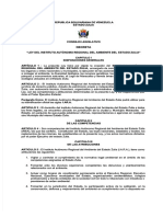 Ley Del Instituto Autónomo Regional Del Ambiente Del Estado Zulia