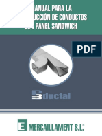 Manual para La Construcción de Conductos Con Panel Sandwich. Ductal Mercaillament S.L.