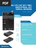 4G Lte Cat M1/ Nb1 Industrial Iot Serial Modem: Key Features