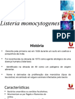 Trabalho de Microbiologia - Listéria Monocitogenes