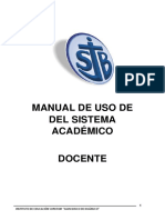 2.manual Uso Del Sistema Académico - Docentes