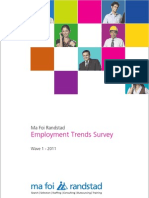 Indicus Ma Foi Randstad Employment Trends Survey - Wave 1 - 2011