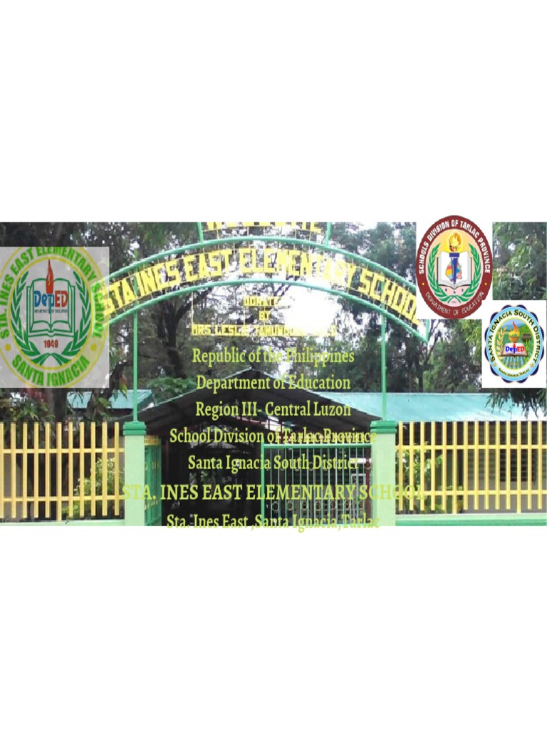 Sta. Ines East Elementary Overview | PDF
