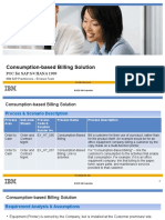 SAP S4HANA POC-Consumption Based Billing Scenario