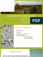Economic Effect of Tourism