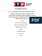 Examen Final de Problemas y Desafios