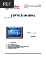 Service Manual: Color Television