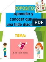 Diapositiva Proposito y Tema