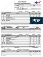 Senior High School Student Permanent Record: Republic of The Philippines Department of Education