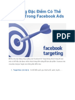 Những Đặc Điểm Có Thể Target Trong Facebook Ads