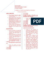 Contabilidade comercial - Revisão de matemática financeira