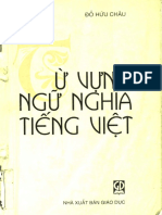 Từ Vựng-Ngữ Nghĩa Tiếng Việt (NXB Giáo Dục 1981) - Đỗ Hữu Châu - 310 Trang