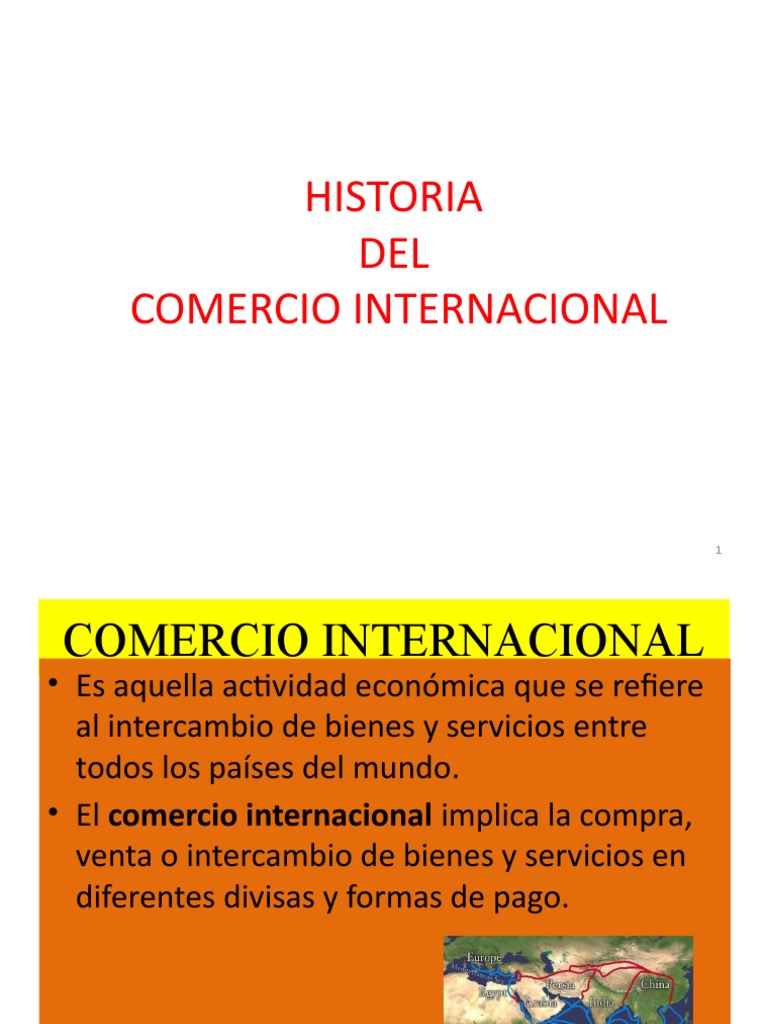 Historia Del Comercio Internacional | PDF | Política