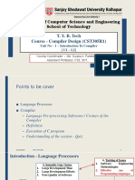 Compiler Design U1 L2 Introduction Language Processors