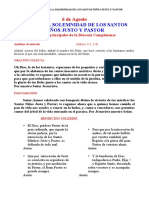 Santos Niños 6 de Agosto Misa y Liturgia de Las Horas