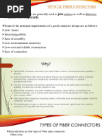 Optical Fiber Connectors