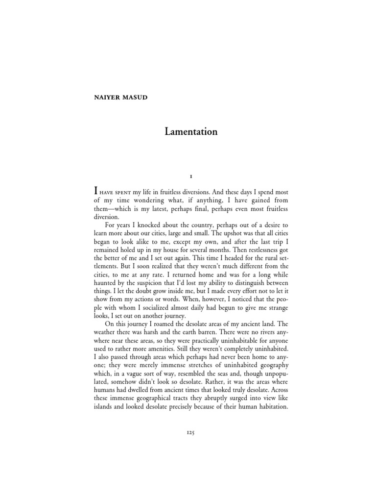 Observations of Rural Lamentation | PDF | Grief
