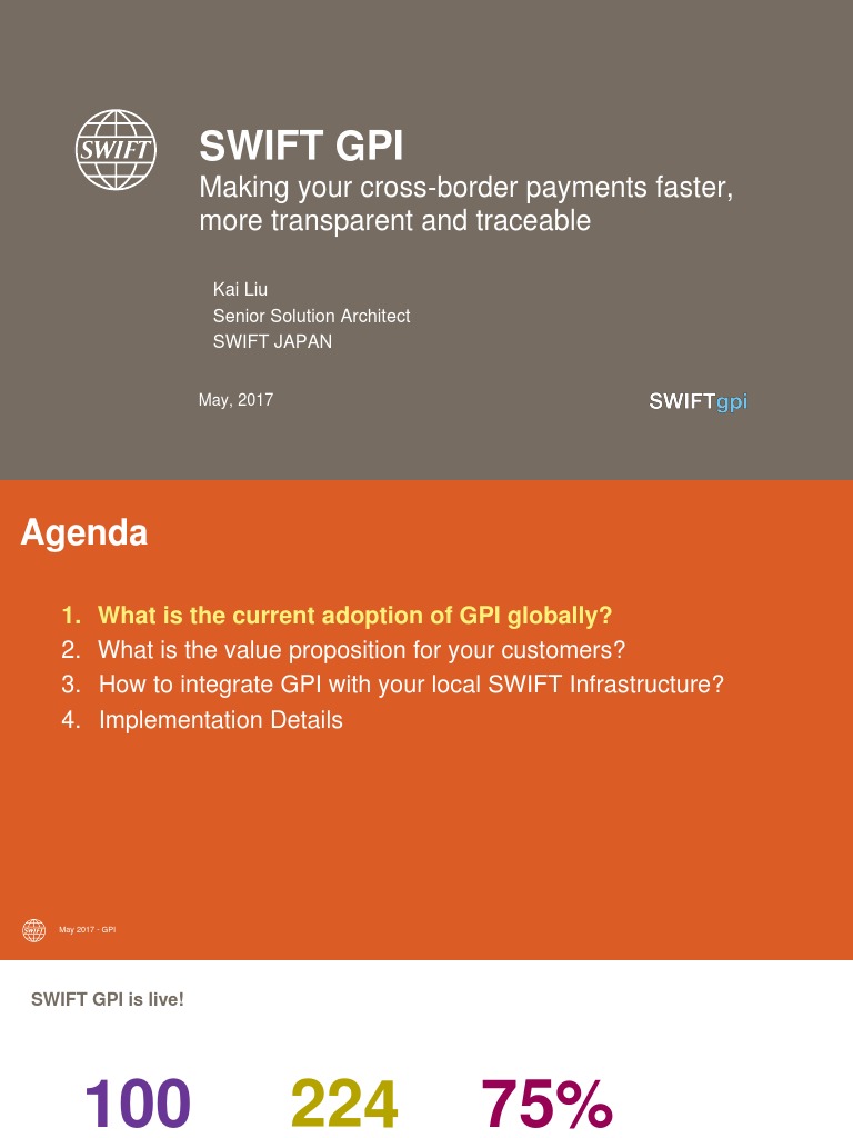 SWIFT GPI for Banking Professionals | PDF | Graphics Processing Unit ...