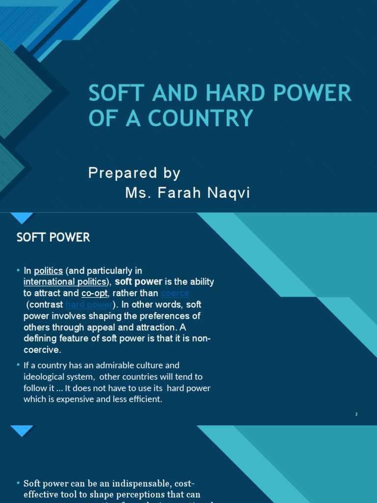Soft and Hard Power in International Relations | PDF | Soft Power ...
