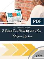 Ebook 8 Passos para Montar o Seu Negócio