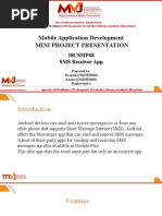 Mobile Application Development Mini Project Presentation: 18CSMP68 SMS Receiver App