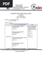 Learning Delivery Modalities Output Lac Group 4