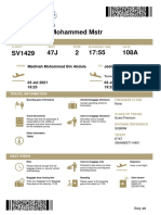 Mohammed / Mohammed MSTR: Boarding Pass