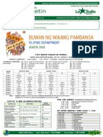 Buwan NG Wikang Pambansa: Filipino Department