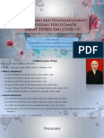 Pencegahan Dan Penatalaksanaan Gangguan Psikosomatik Terkait Depresi Dan Covid-19 - Dr. Vera Abdullah, Sp.pd-kpsi