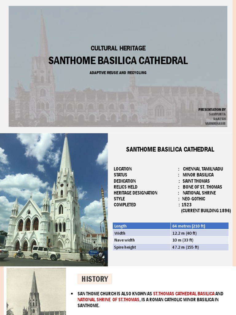 History and Architecture of Santhome Basilica | PDF | Gothic ...