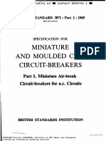 BS 3871 MCB and MCCB in Ac Circuits