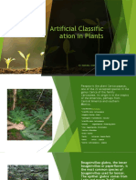 Artificial Classification in Plants