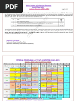 Autumn Semester (2020 - 2021) : Indian Institute of Technology Kharagpur Central Time Table