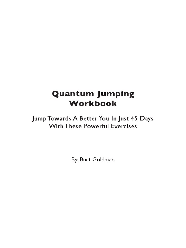 Quantum Jumping Workbook 2 PDF Free | PDF | Business