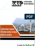 309 - Laporan Kinerja Instansi Pemerintah Sekretariat Daerah Provinsi Dki Jakarta Tahun 2017