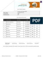 Ballot Result Summary: S No. Applicant Name Father Name Cnic Reg No. Allotted Plot