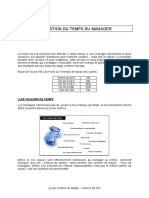 Gestion Du Temps Du Manager