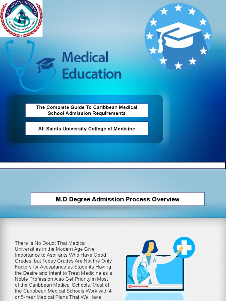 Caribbean Medical School Admission Requirements All Saints University