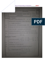 Mathematique - Sujet 2014