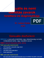 Szexuális És Nemi Identitás Zav. Tünetek Diagn. 2019