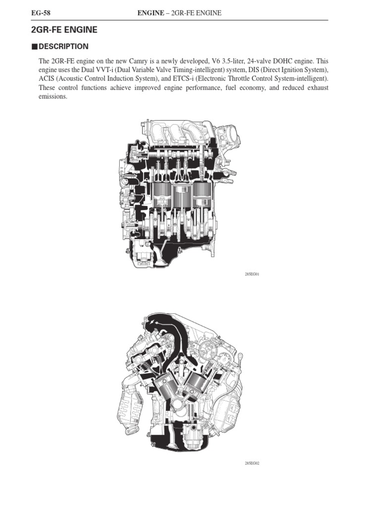 2Gr-Fe Engine: Jdescription | Download Free PDF | Automotive ...