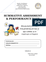 SUMMATIVE ASSESSMENT Q3 Week 3 - 4