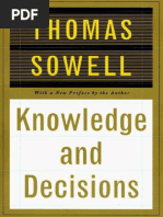 Thomas Sowell - Knowledge and Decisions