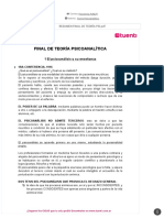 Resumen - Resumen Completo para Final de Teoría Psicoanalítica - Teoria Psicoanalitica - Psicologia Unlp - Filadd