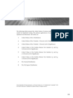 Statistische Tabellen (Studenmund (2014) Using Econometrics. A Practical Guide, 6th Ed., P 539-553)