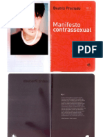 PRECIADO,Paul Beatriz. Manifesto Contrassexual-Práticas Subversivas de Identidade Sexual(2014)