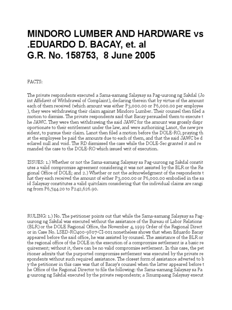 Labor Relations Cases PDF Employment Appeal